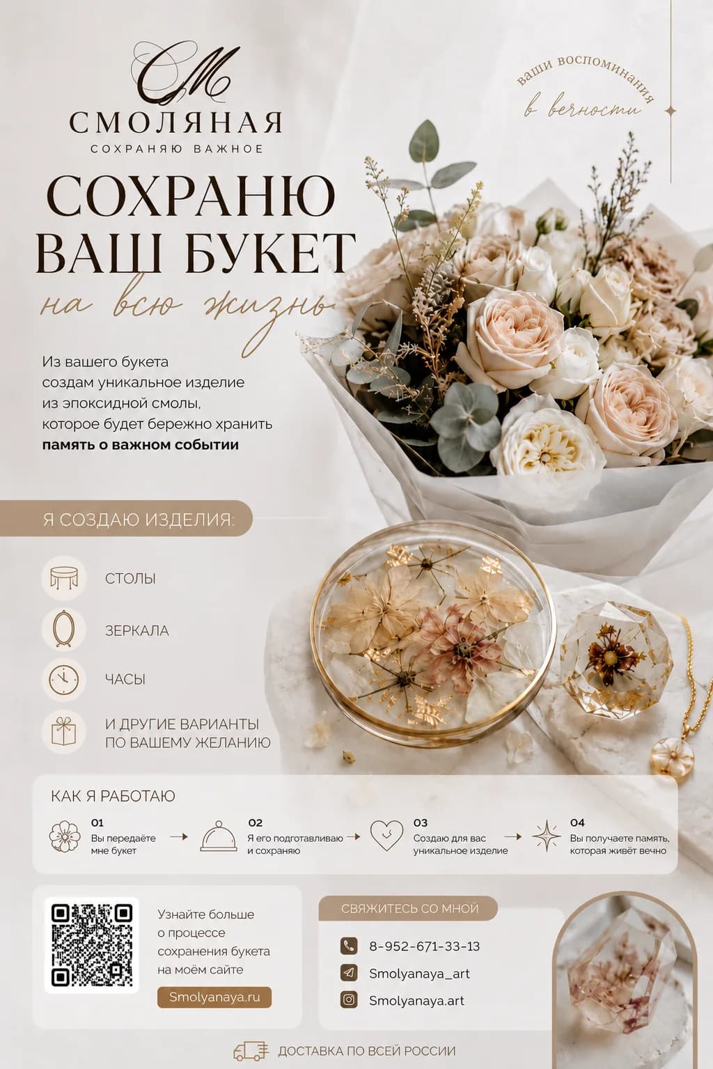 Сохраните свой букет